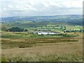SD7838 : Church Clough Reservoir from Apronfull Hill by Stephen Craven