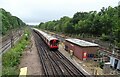 Train approaching Upminster Railway Station