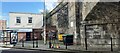 A view across Hills Street of railway bridge and Pattinson Auction offices