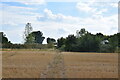 Footpath approaching Cherry Green Farm