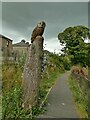 Carved owl in Primrose Nature Reserve