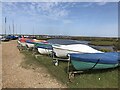 TF7944 : Sailing dinghies at Brancaster Staithe by Richard Humphrey