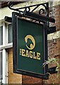 Sign for the Eagle public house, London N1