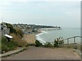 The road down to Stone Bay