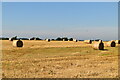 TR1437 : Bales in a field by N Chadwick