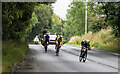 Race leaders descending Redgate Bank