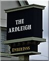 Sign for the Ardleigh, Hornchurch