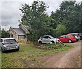 Cars parked near St Michael