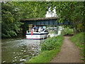 Railway bridge over River Wey Navigation