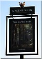 Sign for the Aspen Tree, Romford
