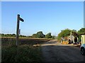 Track (footpath) to Howletts Hall