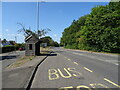 Bus stop and shelter on B1002, Ingatestone