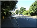 Bus stop and shelter on the B1002, Mountnessing