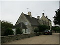 Houses by the churchyard, Northleach