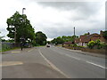 Bus stop and shelter on  High Street, Cranford