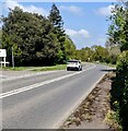 SO8313 : Towards a bend in the A4173, Whaddon, Gloucestershire by Jaggery