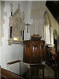 SU6271 : St Mark, Englefield: pulpit by Basher Eyre