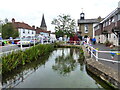 Stream in the centre of Stockbridge, Hampshire