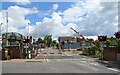 Level crossing on Barkham Road (B3349)