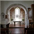TR0644 : St Mary's, Brook, Kent - the Chancel by Phil Brandon Hunter