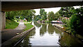 SK2424 : Canal at Horninglow Basin in Burton-upon-Trent by Roger  D Kidd