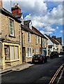 Yellow shopfront, High Street, Bruton