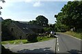 Road passing Nether Booth Farm