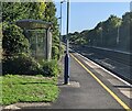 Passenger shelter on platform 1, Bruton station