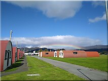 NN7619 : Low Rainbow over Cultybraggan by Aleks Scholz
