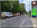 Road closure, Balcombe Road at Worth Corner