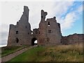 NU2521 : Dunstanburgh Castle - Gatehouse by Rob Farrow
