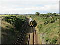 Train heading north to Aberdeen