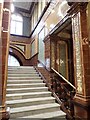 NZ2742 : Durham - Hotel Indigo (former Shire Hall) - Stairs with tiles by Rob Farrow