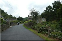 SK2381 : Houses on the edge of Hathersage by DS Pugh