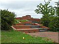 Steps above sluice, Thamesmead