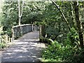 Footbridge over the Fendrod stream, Llansamlet, Swansea