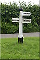 Roadsign, Yew Tree Hill