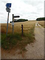 SE8250 : Signposts at junction east of Kilnwick Percy by David Hillas