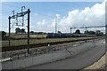 Train heading east from Westenhanger Station