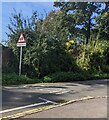 Warning sign - playground, Falfield