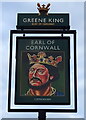 Sign for the Earl of Cornwall, Slough