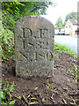 SO6518 : Old Boundary Stone, Mitcheldean by Mr Red