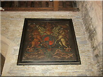 SK8858 : Coat of Arms of King George II, St Peter's church, Norton Disney by Jonathan Thacker