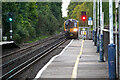 A train approaching Shawford station