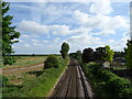 Railway towards Upper Halliford station