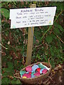 A lovely gesture of kindness at Bunkers Hill Forest Park