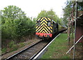 BR Class 20 20048 trailing the 11.15 from Kidderminster at Northwood Halt