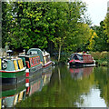 Narrowboats near Brereton in Staffordshire