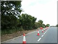 Closed lay-by on eastbound A40 near Longford 