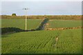 SW7247 : Farmland, St Agnes by Andrew Smith